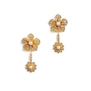 Pendientes Doble Flor Vintage